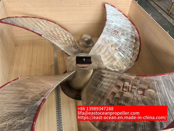 A Process Marine Hardware Aluminum Nickel Bronze Propeller Fuel-Saving For Boat Vessel
