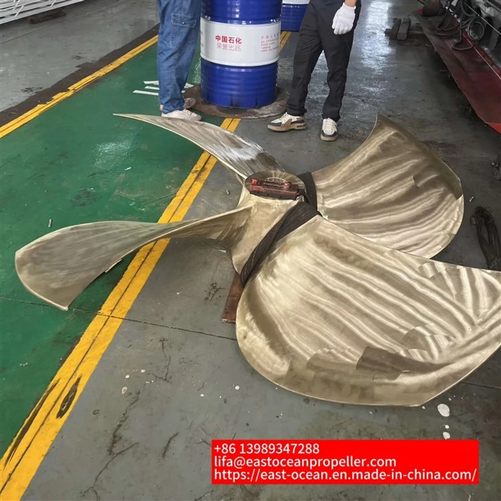 Lifa Design Nickel-Aluminum Bronze Fuel-Saving Marine Propeller For Boat Vessel