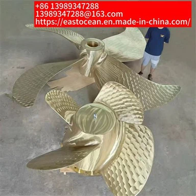 Competitive Aluminum Nickel Cu3/4 Marine Hardware Propeller and Cap Fin for Boat