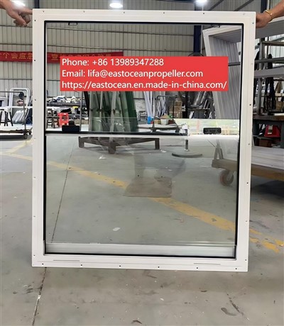 Customized Aluminum Lightweight Vertical Sliding Window With Glass For Ship Boat Yacht Part Accessories