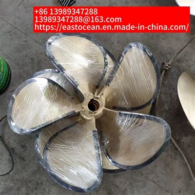 Five Blades Designed Ship Propeller Marine Hardware Customized High Efficiency