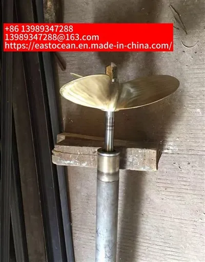 Forged SS Steel Marine Shaft And Propeller For Marine Tugboat Commercial Boat