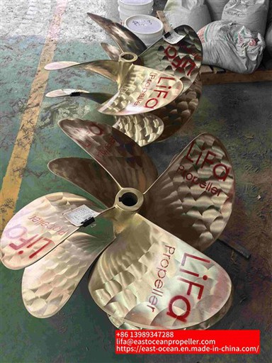 High-Efficiency 4 Blades Marine Hardware Propeller Corrosion-Resistant For Cargo Ship