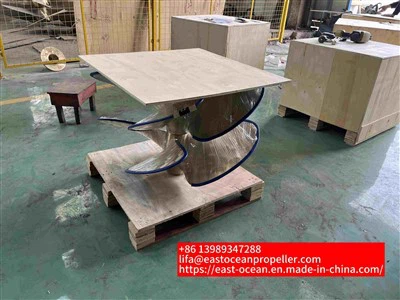 China Lifa Design Fixed Pitch Aluminum Nickel Bronze Marine Propeller For Boat Corrosion Resistant
