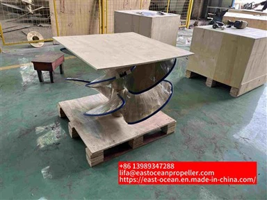 China Lifa Design Fixed Pitch Aluminum Nickel Bronze Marine Propeller For Boat Corrosion Resistant