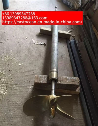 Marine Hardware Small Boat SS316L Shaft And Nickel Aluminum Bronze Marine Propeller