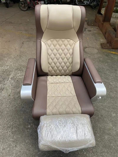 Marine VIP Luxury Passenger Seat With Arm Dinner Table Case USB For Roro Ferry
