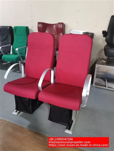 Premium Marine Leather Hardware Passenger Seat With Sturdy Aluminum Frame For Boats